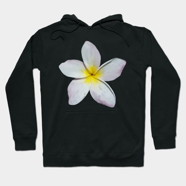 Plumeria Blossom Hoodie by laceylschmidt